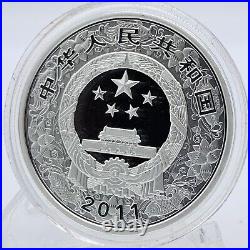 2011 China Lunar Year Of The Rabbit Silver Proof 2 X 10 Yuan Coin Set Rare