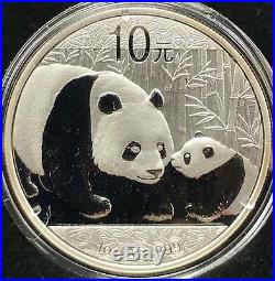 2011 Commemorative Coin Set Panda 3 Coins 1oz. 999 Silver Round (VD0004)