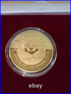 2011 International Horticultural Exposition China 2 Coin Collectors Set. New