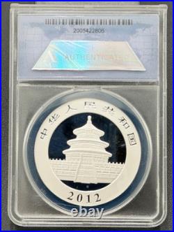 2012-2015 China 10 Yuan 1ozt. 999 Silver Panda ANACS MS 70 DCAM, 4 Coin Set