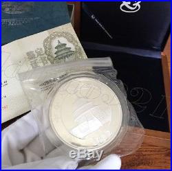2012 China New silver Coin 5oz panda coin original certificate Woody box set