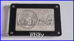 2013 30TH ANNIVERSARY OF CHINESE PANDA 3oz SILVER BAR & COIN SET WithBOX & COA