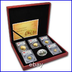 2013 China 5-Coin Gold Panda Prestige Set MS-70 PCGS (FS)