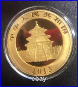 2013 Chinese Gold Panda 5 Coin Uncirculated Set in Green Box, Low Mintage Set 2013 Chinese Gold Panda 5 Coin Uncirculated Set in Green Box, Low Mintage Set