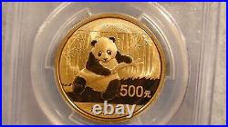 2014 Pcgs Ms70 Gold China Perfect 5 Coin Panda Set With Coa & Original Packaging