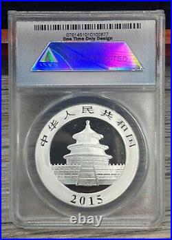 2015 American $1, China 10 Yuan, Canada $5 ANACS MS-70, First Release 3 Coin Set