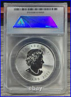 2015 American $1, China 10 Yuan, Canada $5 ANACS MS-70, First Release 3 Coin Set 2015 American $1, China 10 Yuan, Canada $5 ANACS MS-70, First Release 3 Coin Set