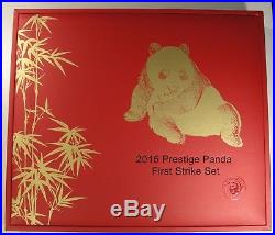 2015 CHINA Prestige Gold Panda PCGS First Strike 1.9 oz Gold Coin Set & Goat