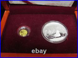 2015 China Gold & Silver Commemorative Panda Coins Set Bank of Shanghai