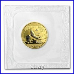 2016 China Gold Panda 5-Coin Set (30g, 15g, 8g, 3g, 1g) Sealed BU Complete Set