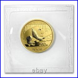 2016 China Gold Panda 5-Coin Set (30g, 15g, 8g, 3g, 1g) Sealed BU Complete Set