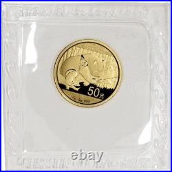 2016 China Gold Panda 5-Coin Set (30g, 15g, 8g, 3g, 1g) Sealed BU Complete Set