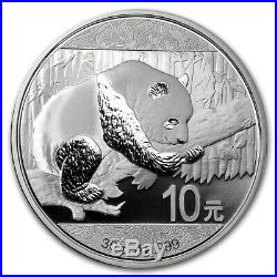 2016 China Silver Panda 2-Coin Set Shanghai & Shenzhen Mints NGC MS70 ER
