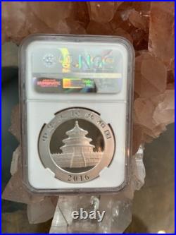 2016 Silver China S10Y PANDA ER NGC MS70 2-Coin Set Shanghai & Shenzhen Mints