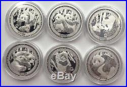 2017 China 35th Anni Gold Panda Coin Issue Silver Medals Set Nanjing Mint 120g