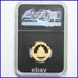 2018 China Panda 5-Coin Gold Set 57 grams NGC MS70 ER Early Releases