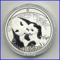 2018 China Panda Singapore Fair Show Commemorative Silver & Tri-metal 2 Coin Set