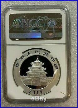 2019 China Silver Panda NGC MS70 3 Coin Set from 3 Chinese Mints, Signed, Lmt Ed