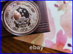 2019 Chinese Gold Coin Set, 3 Gram Of Pure Gold And 30 Gram Of Silver