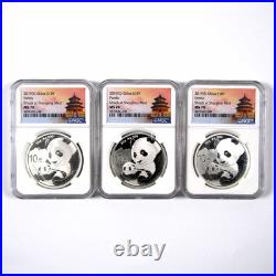 2019 Chinese Panda 10 Yuan 3 Piece Silver Set MS 70 NGC SKUCPC3644 2019 Chinese Panda 10 Yuan 3 Piece Silver Set MS 70 NGC SKUCPC3644