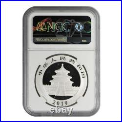 2019 Y-S-G Chinese Silver Panda 3-Coin Set NGC MS-70