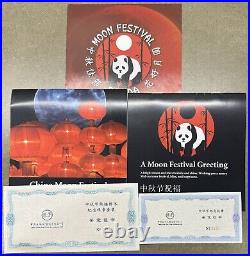 2020 China 1 oz Silver Moon Festival Panda 5 Coin Legacy Set NGC PF70 U. Cameo