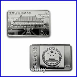 2020 China 3-Coin Forbidden City 600th Anniv Set (Box & COA) SKU#217282