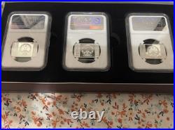 2020 China 5Y Forbidden City 600th Ann. 15g. 999 Silver NGC PF70 Full 3 Coin Set 2020 China 5Y Forbidden City 600th Ann. 15g. 999 Silver NGC PF70 Full 3 Coin Set