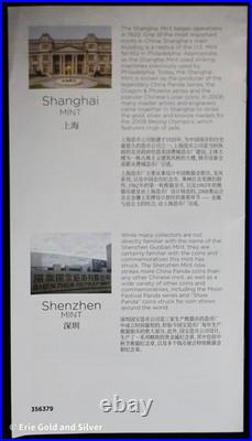 2020 China Silver Panda 3-Coin Set NGC MS 70 Song Lina Signed