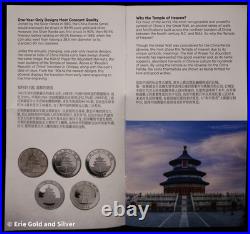 2020 China Silver Panda 3-Coin Set NGC MS 70 Song Lina Signed
