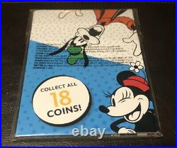 2020 Disney Mickey And Friends Wonder Mates Complete Set(18 coins) & Coin Book