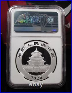 2020 NGC 1st Release Silver Chinese Panda 3 Coin Set in OGP with COA AQ493