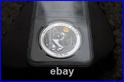 2020 Z China 1oz Moon Panda Legacy Set 2015 Panda Design Silver Coin PF70