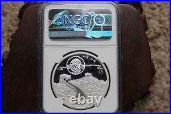 2020 Z China 1oz Moon Panda Legacy Set 2015 Panda Design Silver Coin PF70
