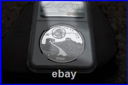 2020 Z China 1oz Moon Panda Legacy Set 2015 Panda Design Silver Coin PF70