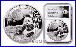 2020 Z China Panda 2 Oz Silver Proof Moon Festival Legacy Set Ngc Pr Pf 70 Fdoi