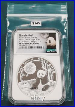 2020Z 2oz China Moon Festival Panda From Legacy Set 2016 design NGC PF70 S145 2020Z 2oz China Moon Festival Panda From Legacy Set 2016 design NGC PF70 S145