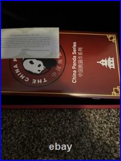 2021 China Panda 10 Yuan First Releases 3 Coin Set. 999 Silver MS70 NGC DC-7275