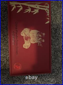 2021 China Panda 10 Yuan First Releases 3 Coin Set. 999 Silver MS70 NGC DC-7275