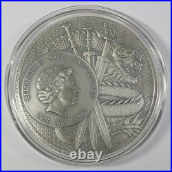 2021 Niue 3 oz Silver Dian Wei Warriors of Ancient China $5 Coin Set #70016R