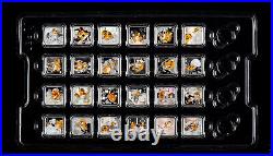 2022 China 24 x 8g (Total 192g) Silver Coins Set 24 Solar Terms Time Stroies