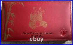 2022 China 30-Gram Silver Panda 3-Pc. Mint Set MS 70 Huang Qin Signature Set