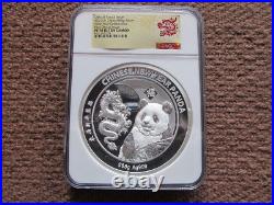 2022 (s) China New Year Panda 3 Coin Set Gold & Silver Uhr Fdi Ngc Pf 70 Ucam