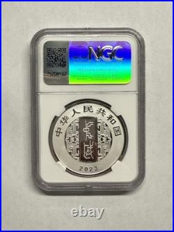 2023 China, 3 Coin Silver Set, Calligraphy Art, NGC PF 70,70,67 UCAM