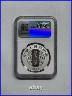 2023 China, 3 Coin Silver Set, Calligraphy Art, NGC PF 70,70,67 UCAM