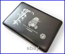 2023 China 40th Anniv. Panda Set 1oz Gold, 30g Silver, NGC PF70 (FDI) Tong Fang