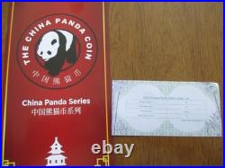 2023 China Panda 40th Anniversary 3 Coin Silver Set NGC MS70 Signed by Fang
