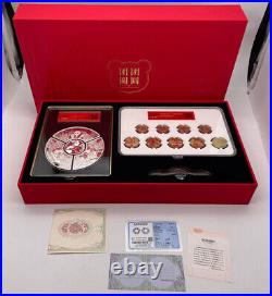 2023 China TuanYuan Set Silver Panda Coin + Silver Medals + Commemorative Coins