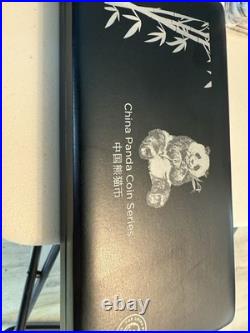 2023 (S) (Y) (G) China Silver Panda 3-Coin Set NGC MS70 Tong Fang FDOI Box & COA