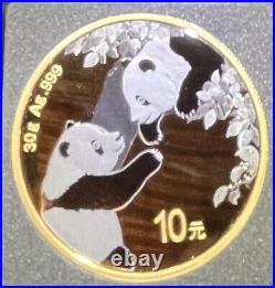 2023 china panda, 2 coin set, very low mintage, only 100 sets in the world